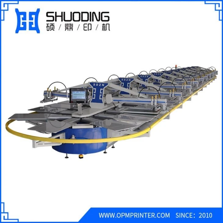 Oval Automatic T-shirt Screen Printing Machine